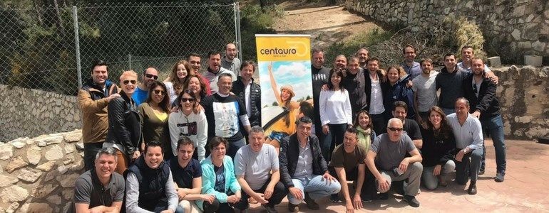 Equipo Centauro Rent a Car en las jornadas de Luis Galindo