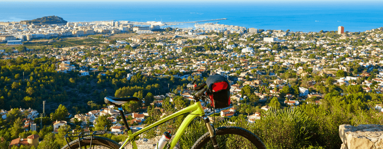 Itinerario in bicicletta Denia Montgó Costa Blanca 