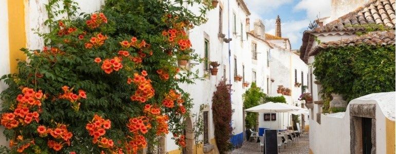 Castillo di Óbidos e Villa de Navidad in Portogallo